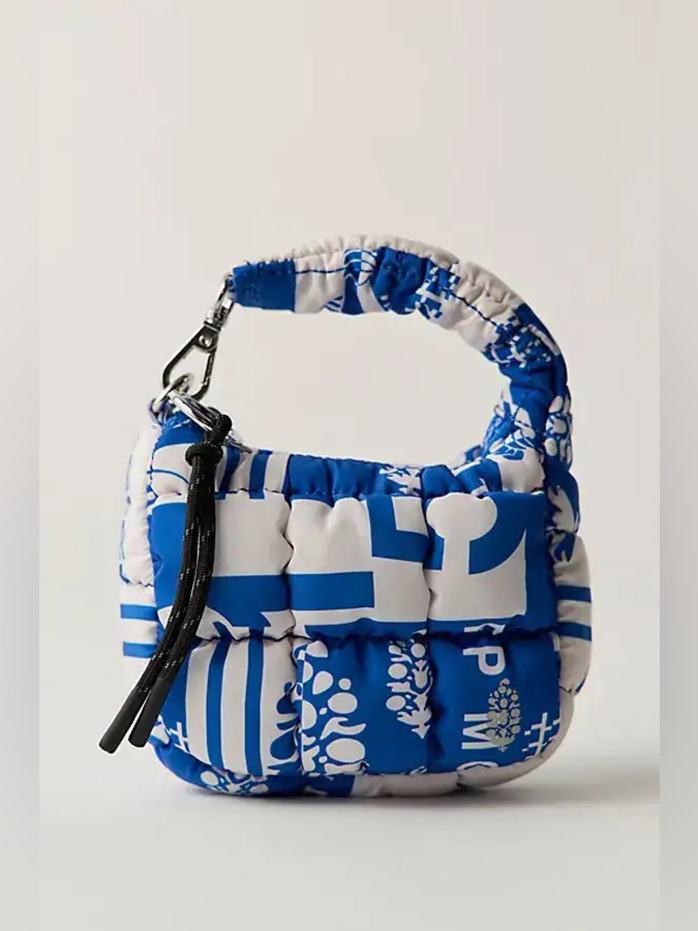Free People Printed Quilted Micro Pouch Sailing Club